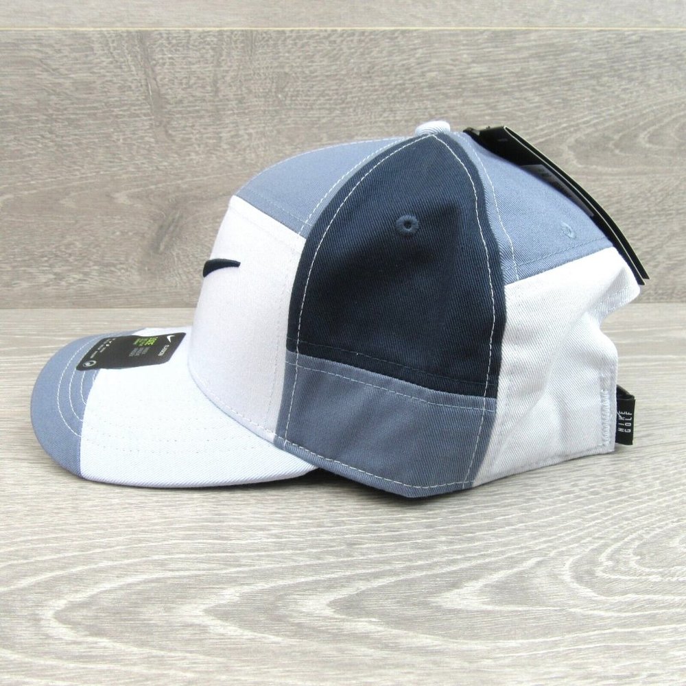 Nike AeroBill Classic99 Golf Hat Blue Patchwork Mens One Size Fit NEW - Picture 4 of 14
